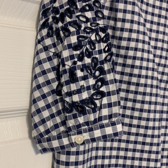 Talbots Square Neck Blouse. - Picture 5 of 11